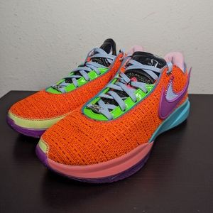 Men's Sizes Nike LeBron 20 Chosen One Multicolor Basketball Shoes Low Top